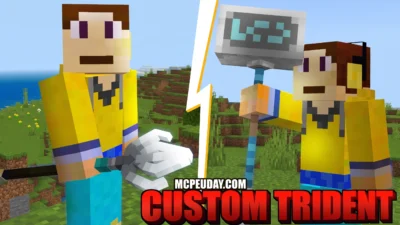 Custom 3D Trident Texture Pack (26.x, 1.21) – MCPE/Bedrock Pack