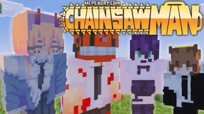 Chainsawman Addon (26.x, 1.21) – MCPE/Bedrock Mod