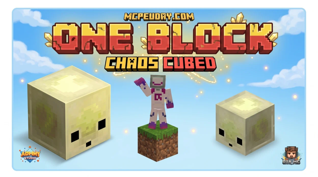 One Block Map (26.x, 1.21) – MCPE/Bedrock Map