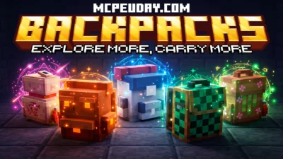 BONY162's Backpacks Addon (26.x, 1.21) – MCPE/Bedrock Mod