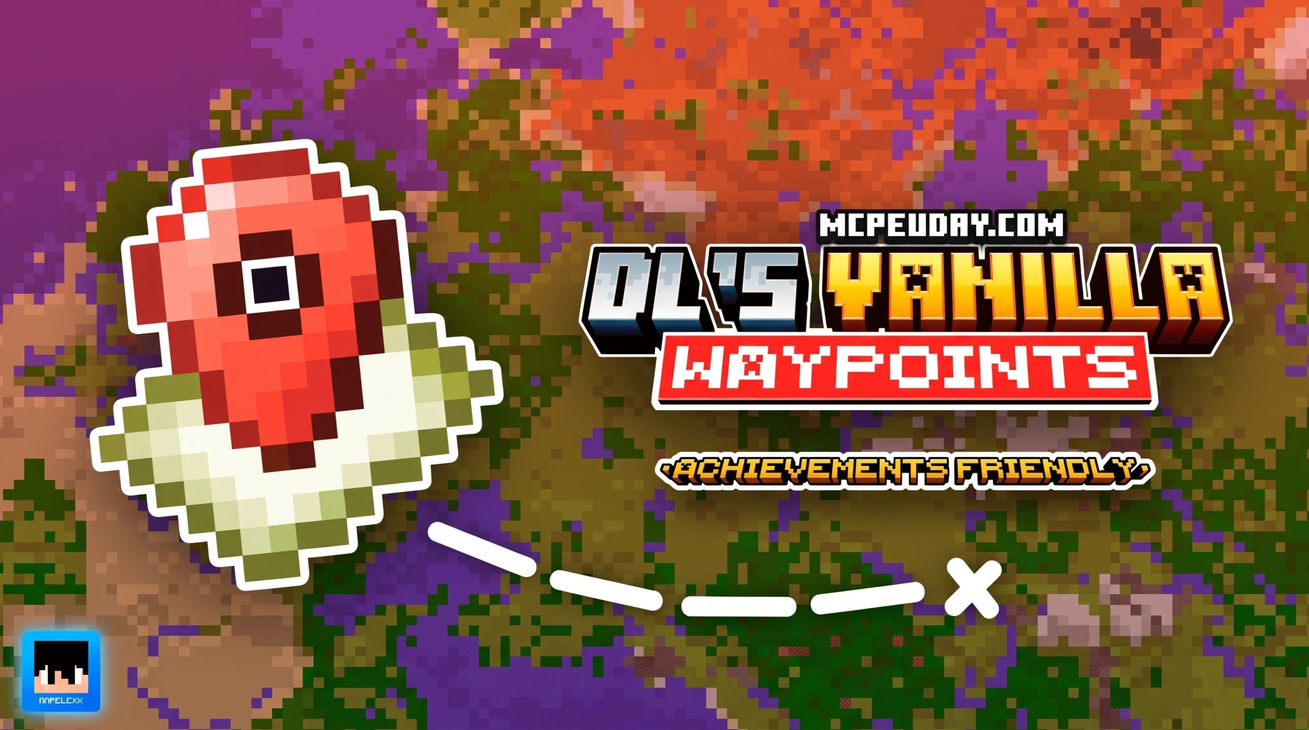 Vanilla Waypoints Addon (26.x, 1.21) – MCPE/Bedrock Mod