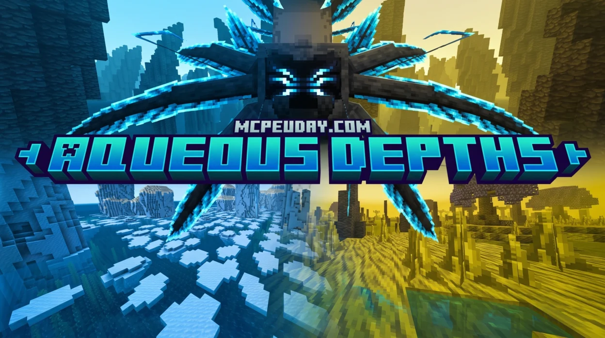 Aqueous Depths Addon (26.x, 1.21) – MCPE/Bedrock Mod