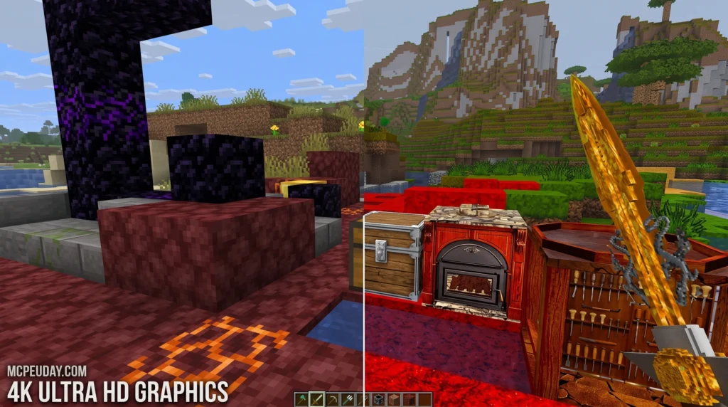 Intermacgod Realistic 3D Resource Pack (26.x, 1.21) – MCPE/Bedrock Resource Pack