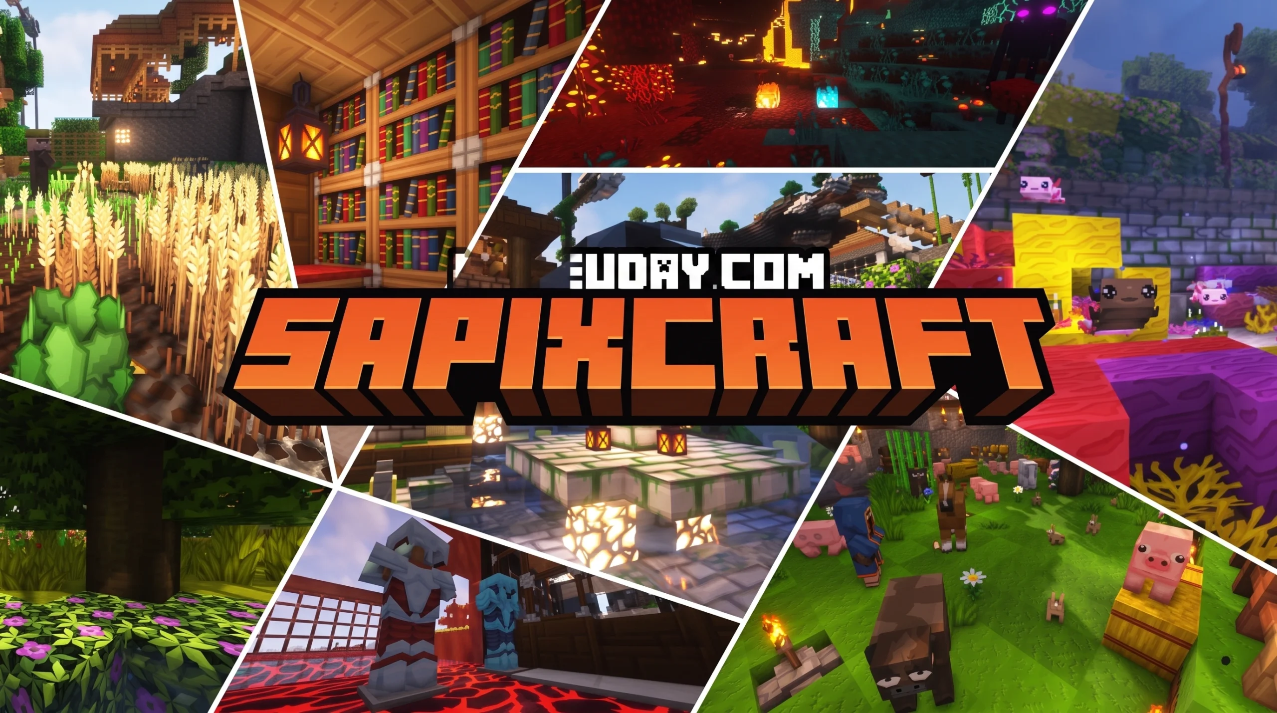 SapixCraft Resource Pack (26.x, 1.21) – MCPE/Bedrock Resource Pack