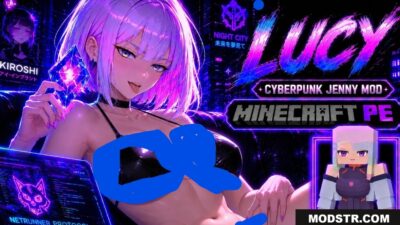 Lucy Cyberpunk Jenny Mod (26.x, 1.21) – MCPE/Bedrock Jenny Addon