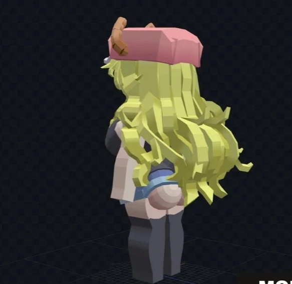 Lucoa Ellie Jenny Mod character model in Minecraft