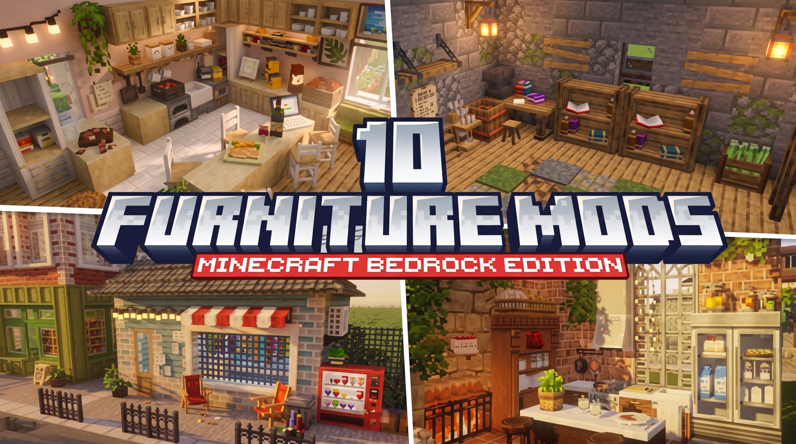 10 Best Furniture Addon for Minecraft Bedrock/PE (26.x) – Top 10 Picks