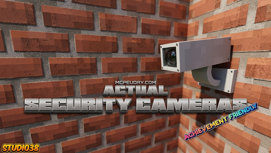 Actual Security Cameras Addon (26.x, 1.21) – MCPE/Bedrock Mod