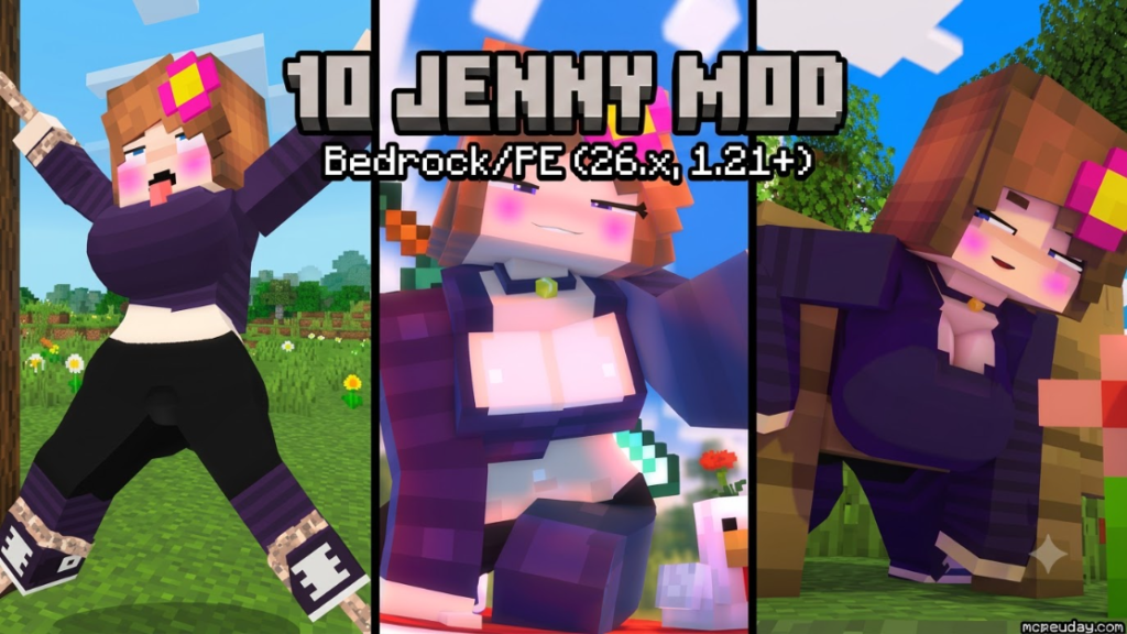 Top 10 Jenny Mod for Minecraft Bedrock/PE (26.x, 1.21+)
