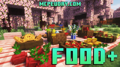 Food Plus Addon (26.x, 1.21) – MCPE/Bedrock Mod