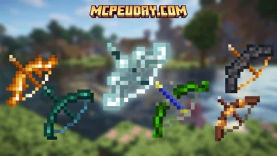 Bows Overhaul Addon (26.x, 1.21) – MCPE/Bedrock Mod
