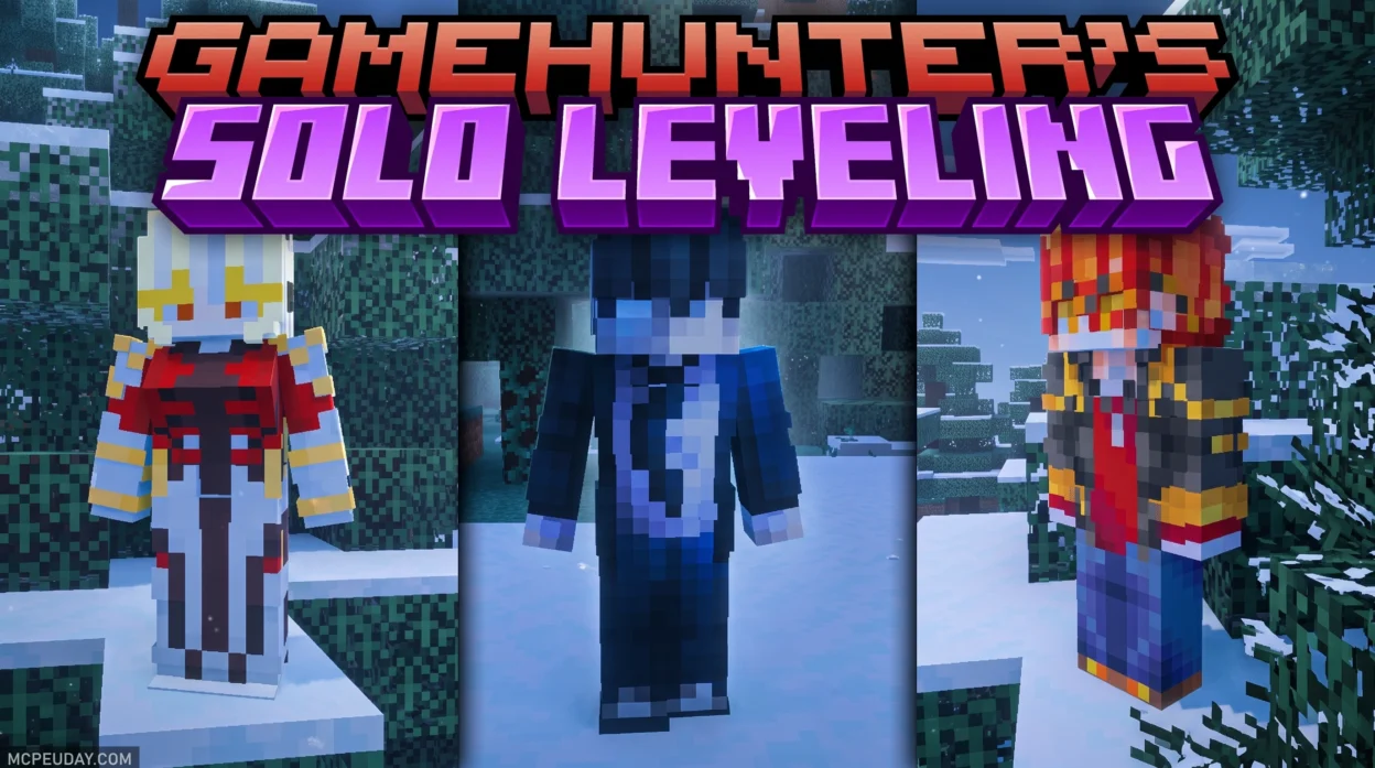 GameHunters Solo Leveling Addon (26.x, 1.21) – MCPE/Bedrock Mod
