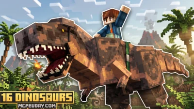 Dinosaur Addon (26.x, 1.21) – MCPE/Bedrock Mod
