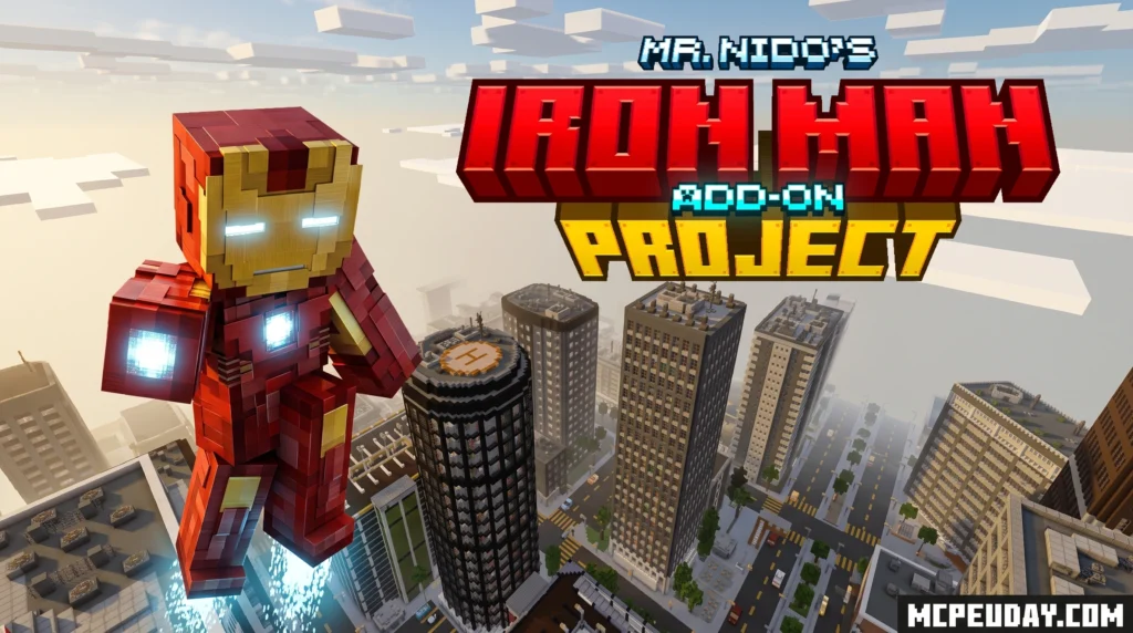Iron Man Addon (26.x, 1.21) – MCPE/Bedrock Mod