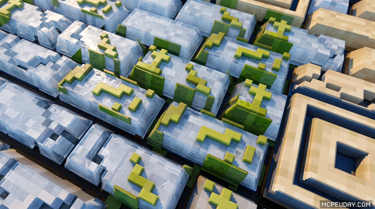 Minecraft 3D Texture Pack (26.x, 1.21) – MCPE/Bedrock Texture Pack