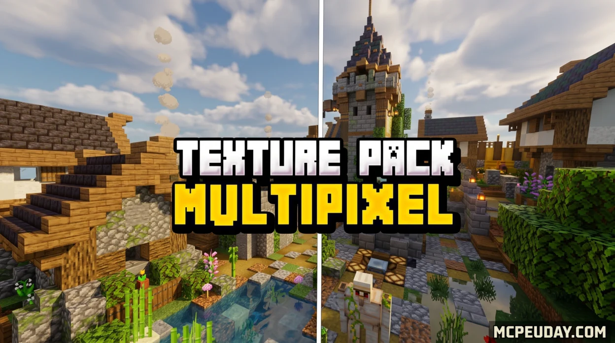MultiPixel Texture Pack (26.x, 1.21) – MCPE/Bedrock Texture Pack