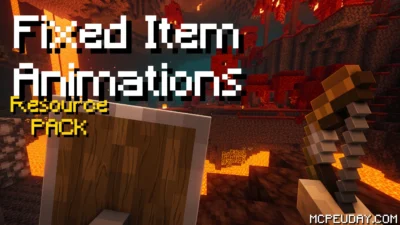FIXED Item Animations Addon (26.x, 1.21) – MCPE/Bedrock Mod