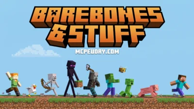 Bare Bones & Stuff Addon (26.x, 1.21) – MCPE/Bedrock Mod