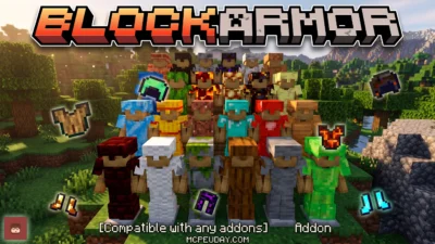 Block Armor Addon (26.x, 1.21) – MCPE/Bedrock Mod
