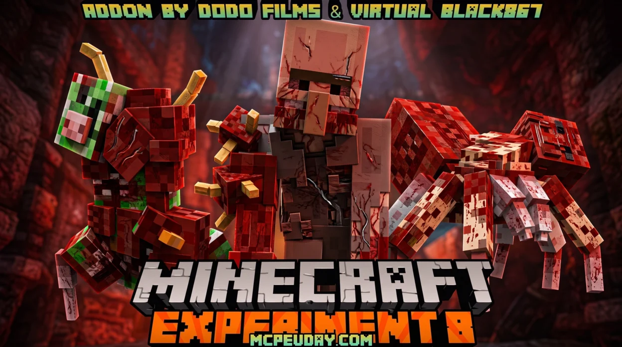 Experiment 8 Addon (26.x, 1.21) – MCPE/Bedrock Mod
