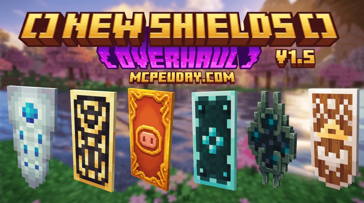 New Shields Overhaul Addon (26.x, 1.21) – MCPE/Bedrock Mod