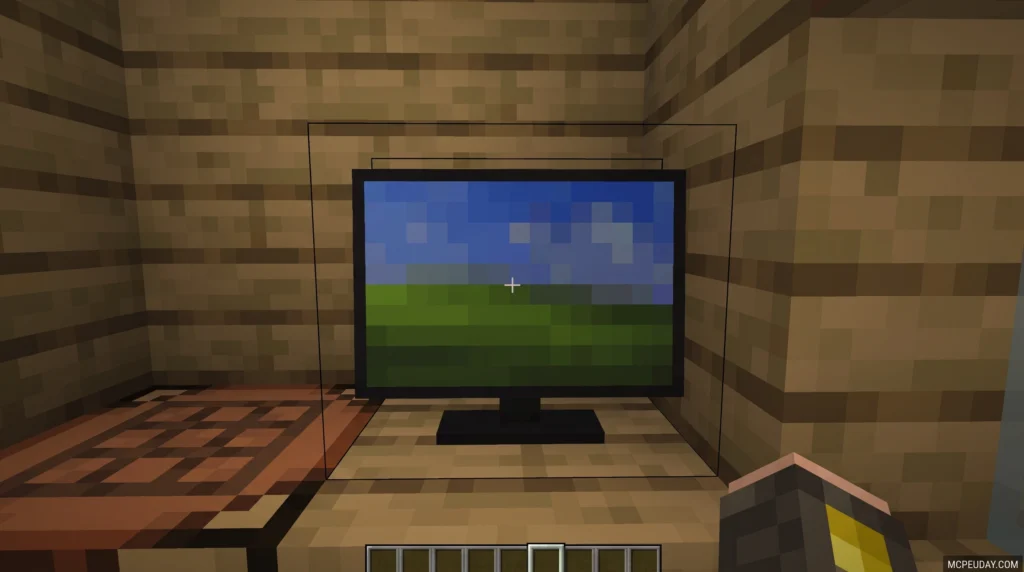 Actual Security Cameras Addon Minecraft Bedrock base surveillance monitoring