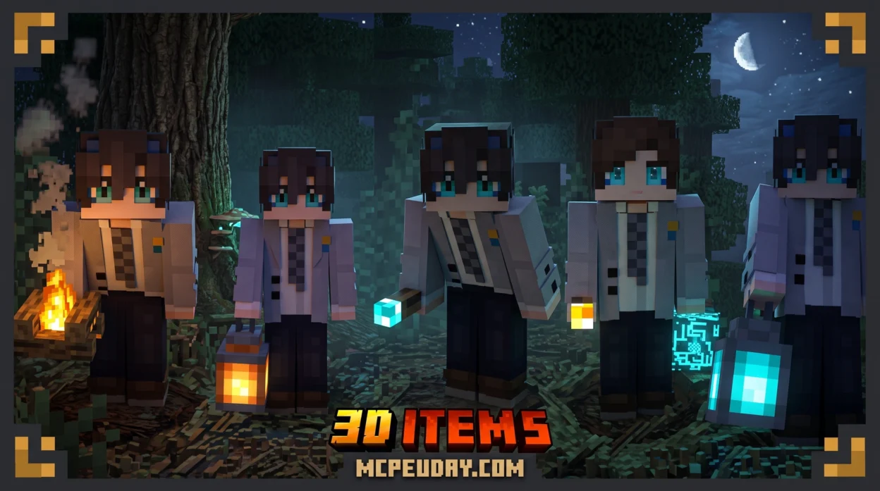 3D Items Texture Pack (26.x, 1.21) – MCPE/Bedrock Texture Pack