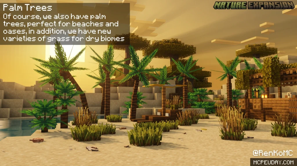 Nature Expansion Texture Pack lush Minecraft forest