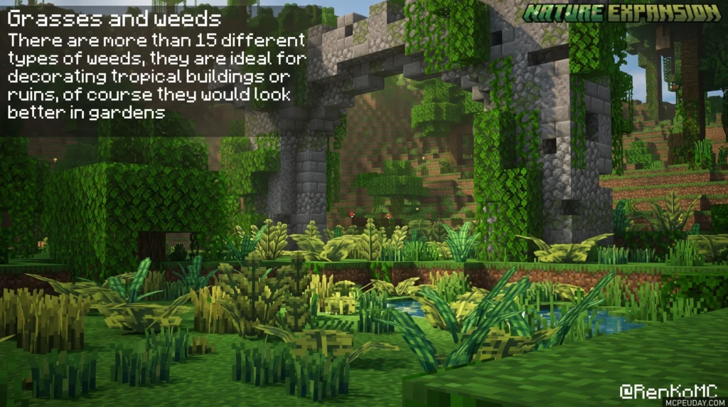 Nature Expansion Texture Pack (26.x, 1.21) – MCPE/Bedrock Texture Pack