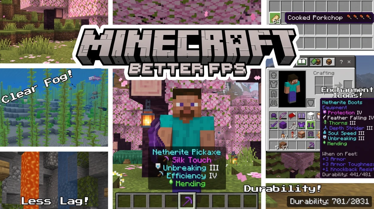 Better FPS Addon (26.x, 1.21) – MCPE/Bedrock Mod