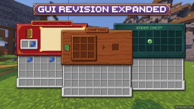 GUI Revision Expanded Addon (26.x, 1.21) – MCPE/Bedrock Mod