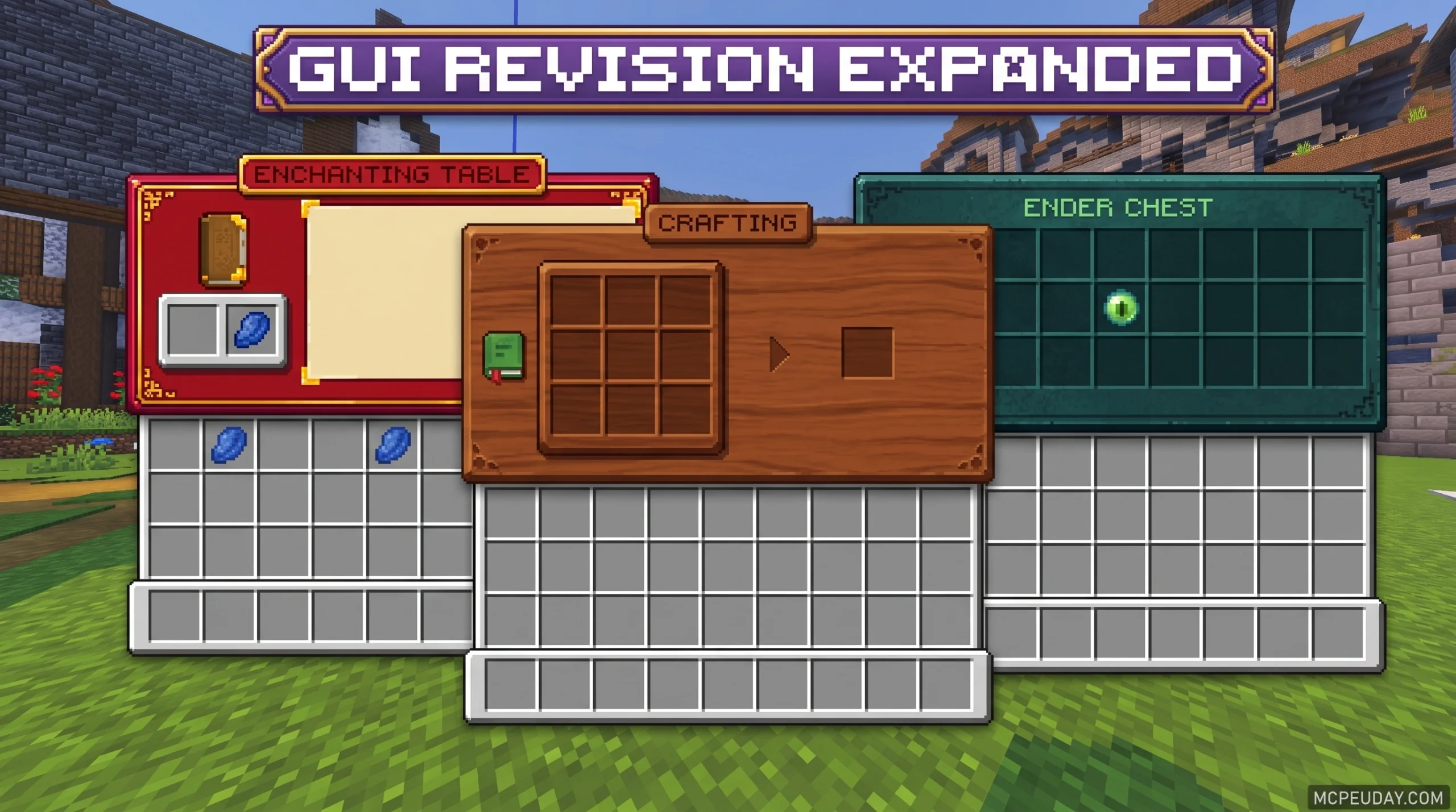 GUI Revision Expanded Addon (26.x, 1.21) – MCPE/Bedrock Mod