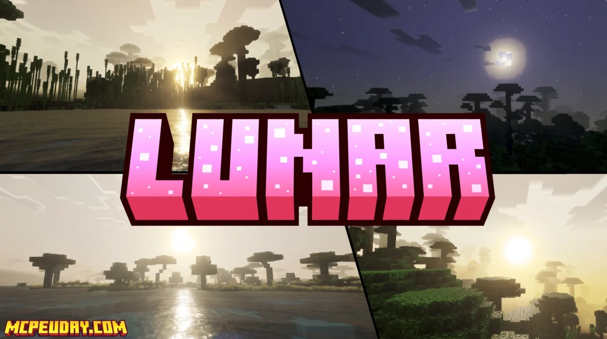 Lunar Shader (26.x, 1.21) – MCPE/Bedrock Shader