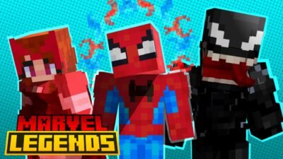 MARVEL LEGENDS Addon (26.x, 1.21) – MCPE/Bedrock Mod