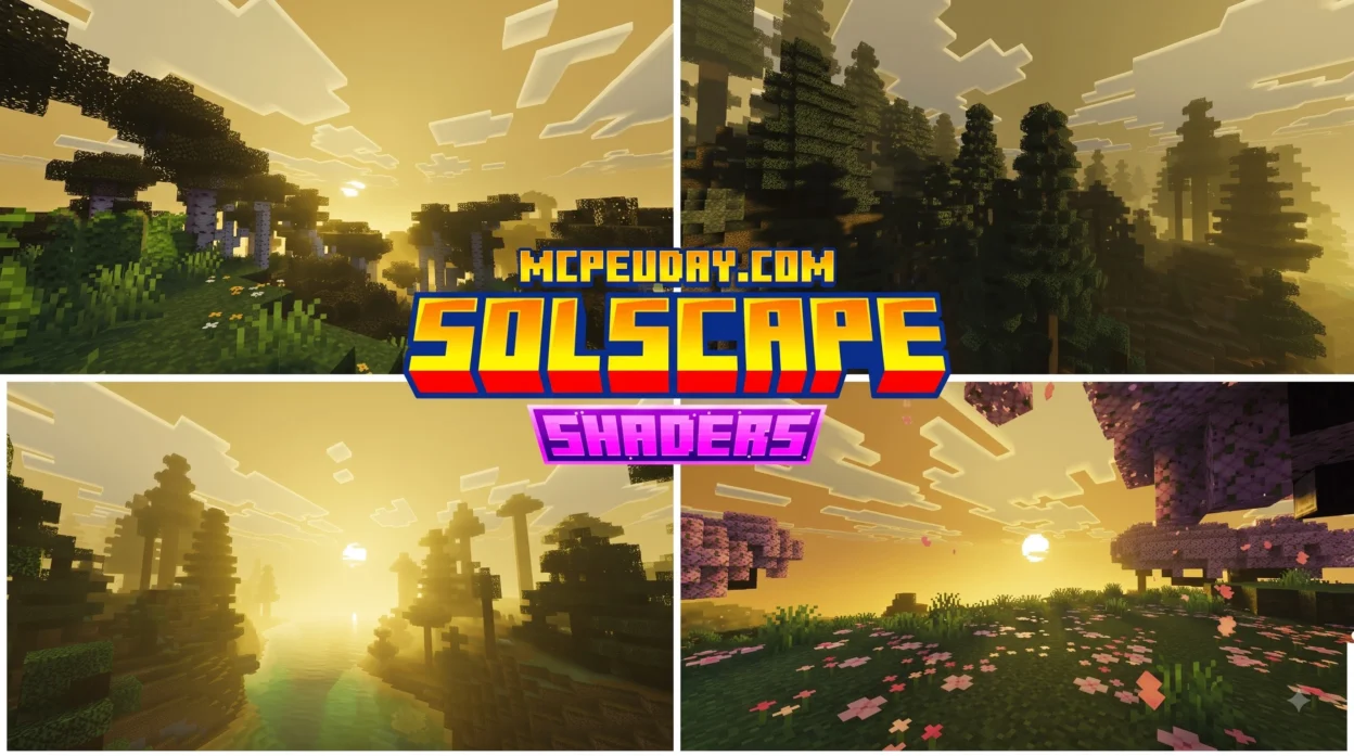Solscape Shader (26.x, 1.21) – MCPE/Bedrock Shader 