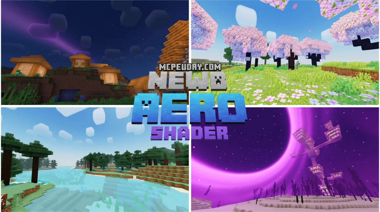 Newb Aero Shader (26.x, 1.21) – MCPE/Bedrock Shader