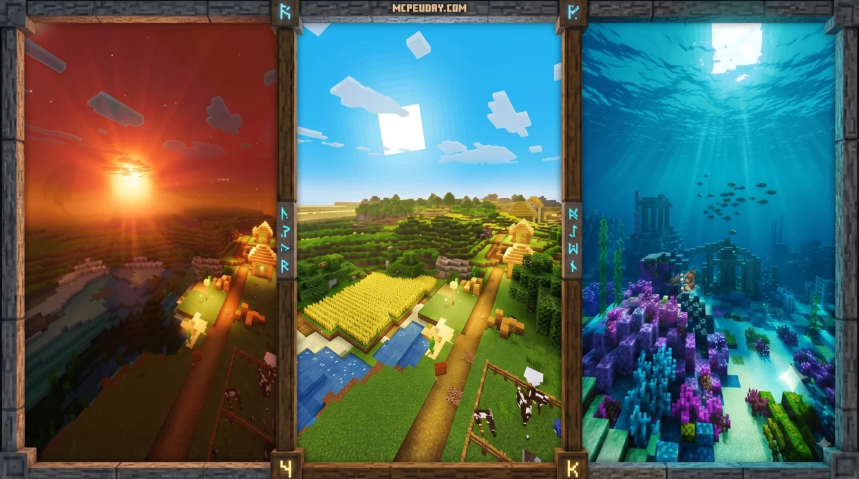 Nexora Visuals Shader (26.x, 1.21) – MCPE/Bedrock Shader
