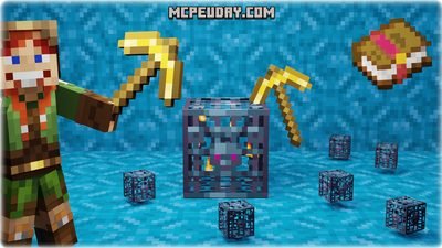 Silk Touch Spawners Addon (26.x, 1.21) – MCPE/Bedrock Mod