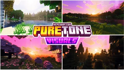 PureTone Visuals Shader (26.x, 1.21) – MCPE/Bedrock Shader