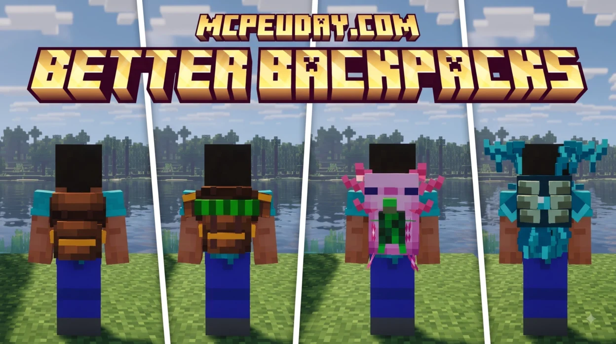 Better Backpacks Addon (26.x, 1.21) – MCPE/Bedrock Mod