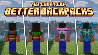 Better Backpacks Addon (26.x, 1.21) – MCPE/Bedrock Mod