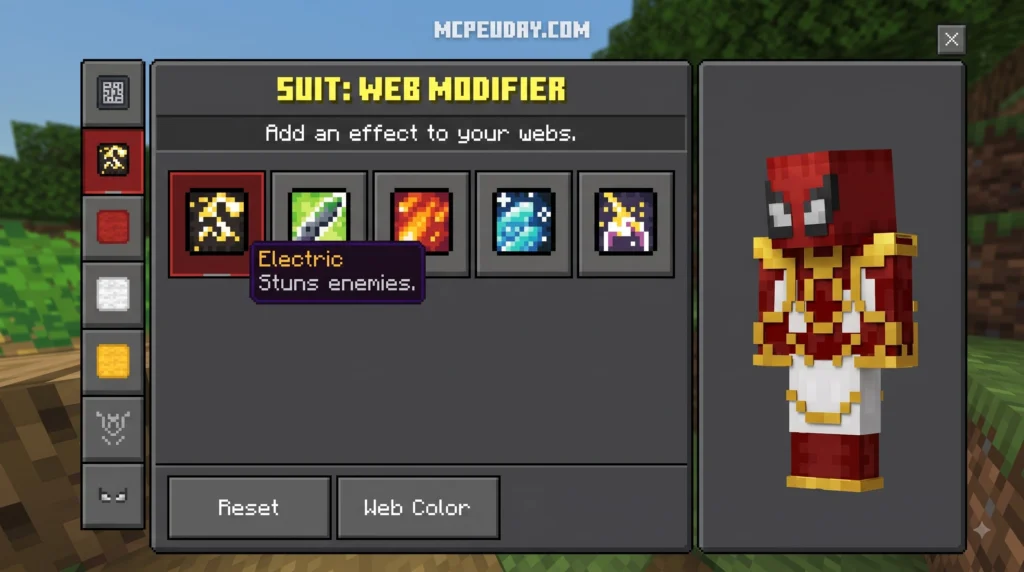 Spiderverse Reimagined Addon (26.x, 1.21) – MCPE/Bedrock Mod