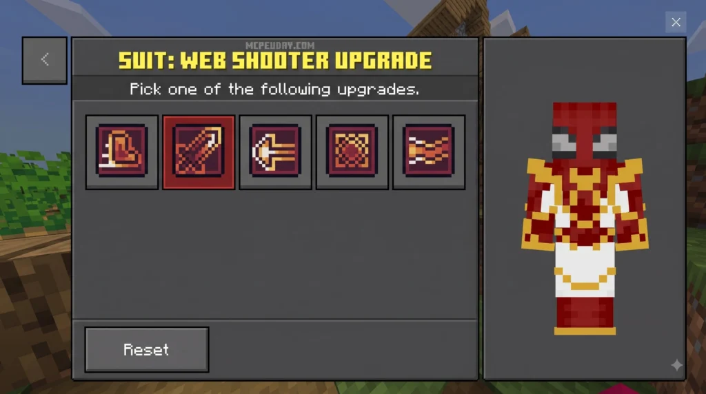 Spiderverse Reimagined Addon (26.x, 1.21) – MCPE/Bedrock Mod