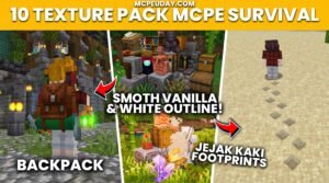 10 BEST MCPE TEXTUREPACKS FOR SURVIVAL (26.x, 1.21+)