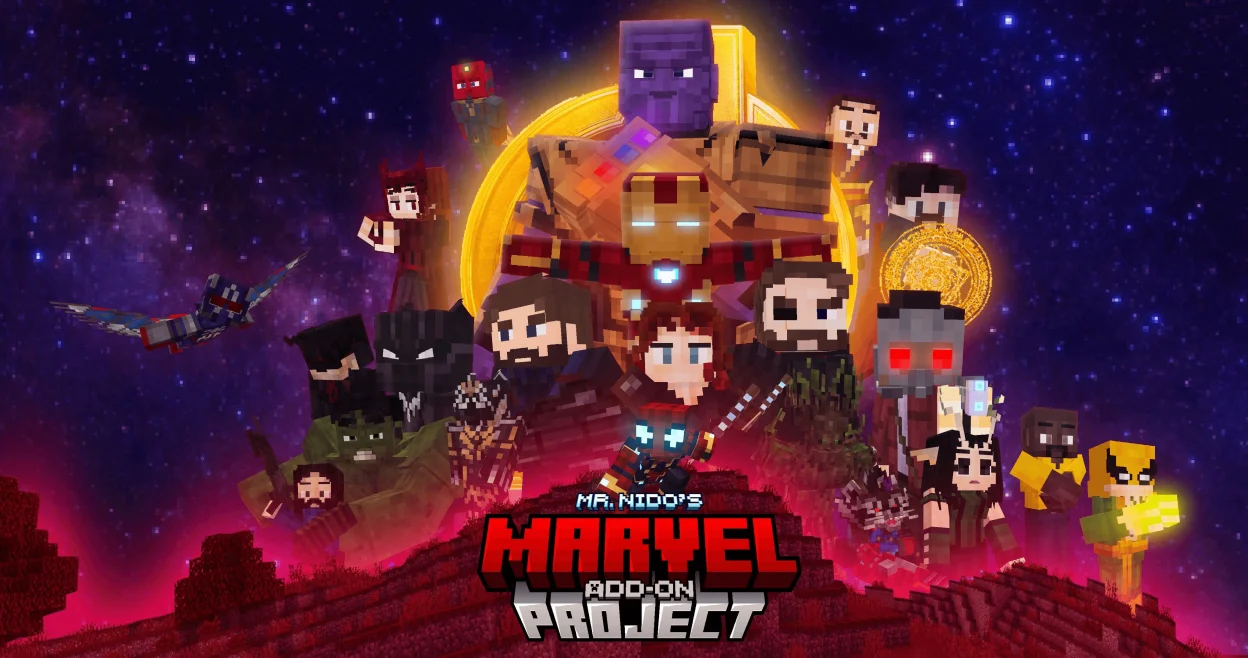 Mr. Nido's Marvel Project Addon (26.x, 1.21) – MCPE/Bedrock Mod