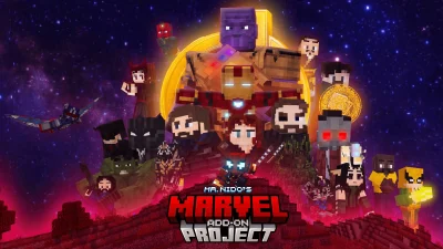 Mr. Nido's Marvel Project Addon (26.x, 1.21) – MCPE/Bedrock Mod