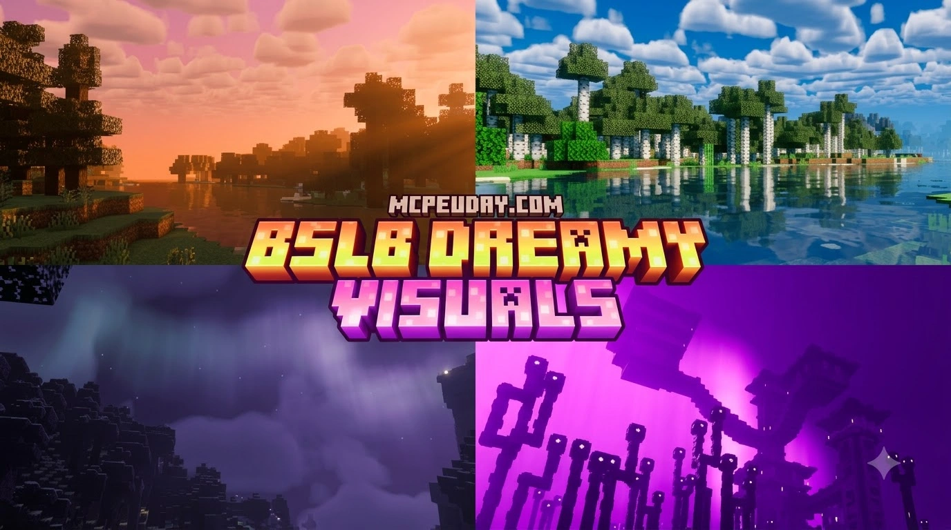 BSLB Dreamy Visuals Shader (26.x, 1.21) – MCPE/Bedrock Shader