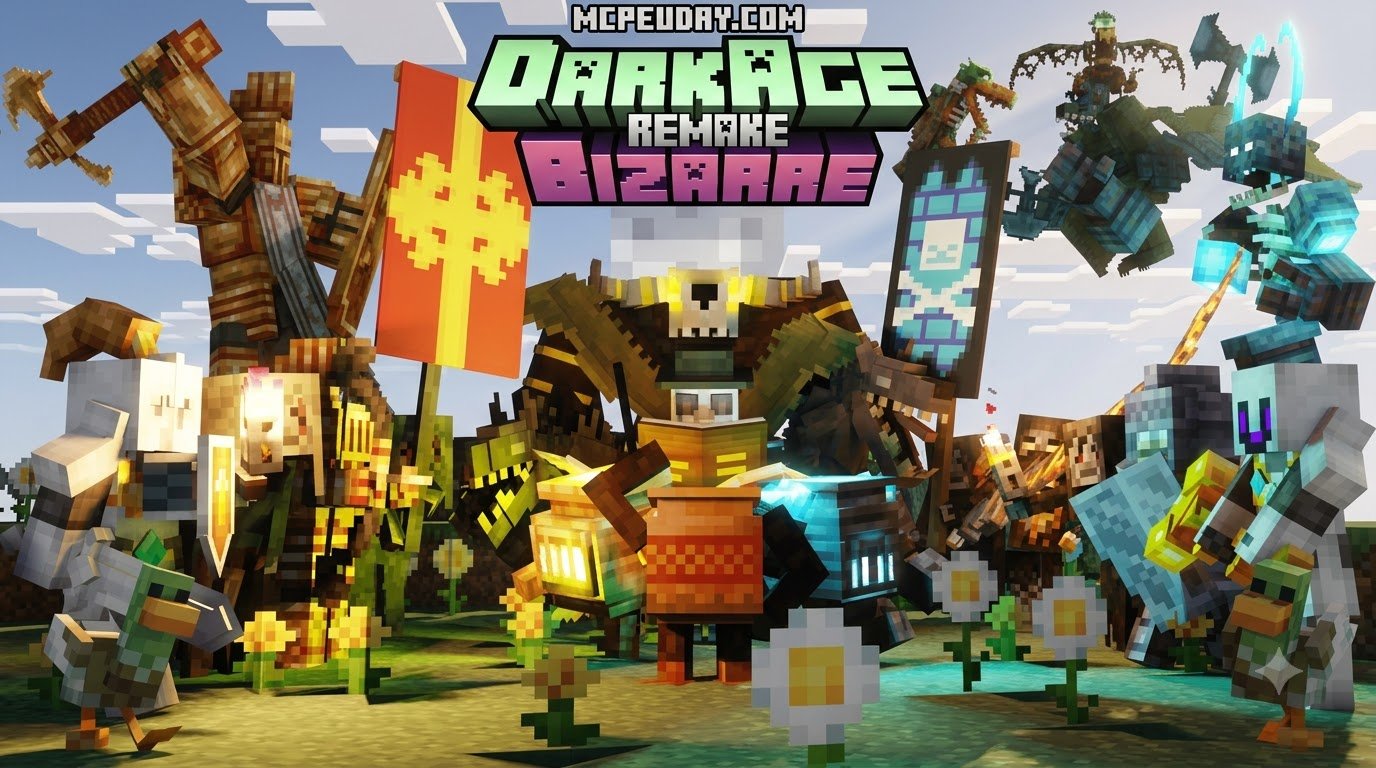 DarkAge Bizarre Remake Addon (26.x, 1.21) – MCPE/Bedrock Mod