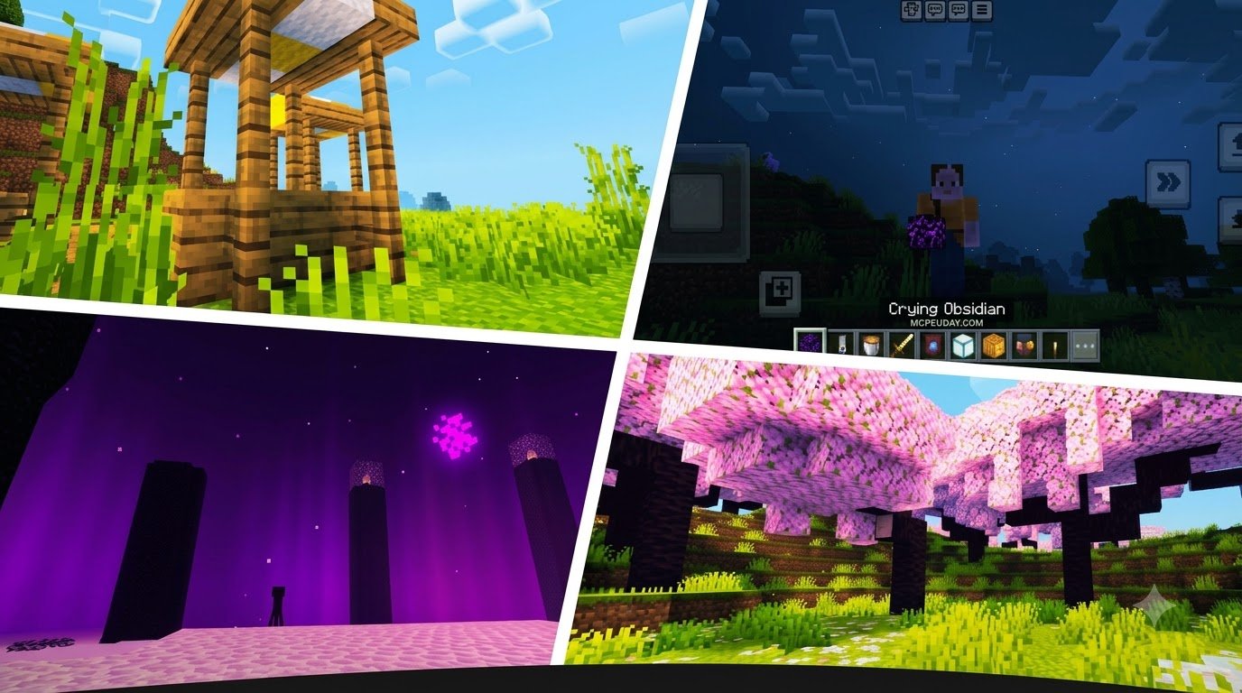 Newb X Golden Legacy Shaders (26.x, 1.21) – MCPE/Bedrock Shader