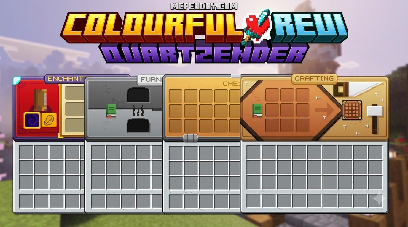 Colourful Ore UI Addon (26.x, 1.21) – MCPE/Bedrock Mod
